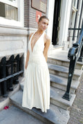 Makena Halter Maxi Dress - Yellow